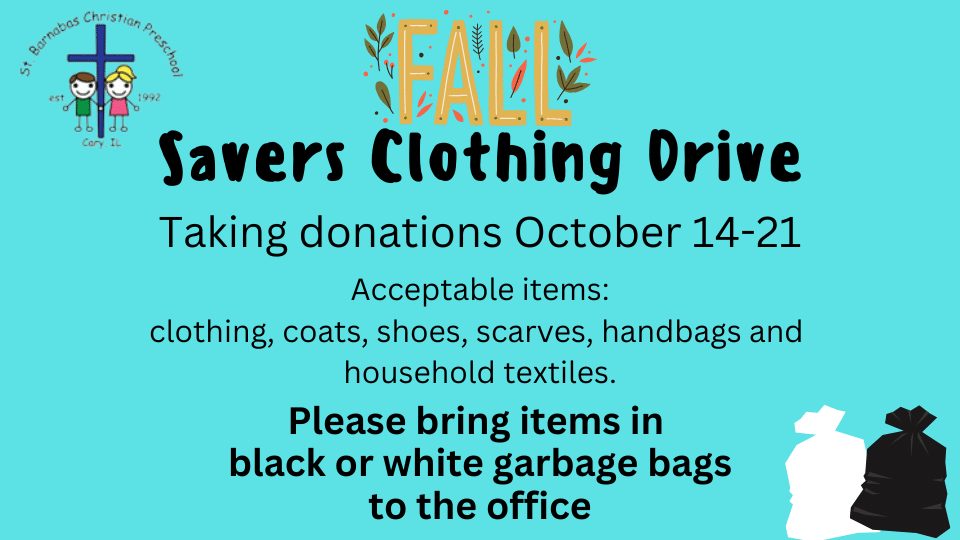 Savers Fall 2025 clothing drive