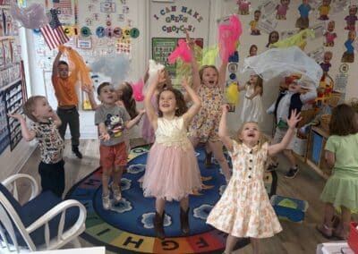 happy preschoolers