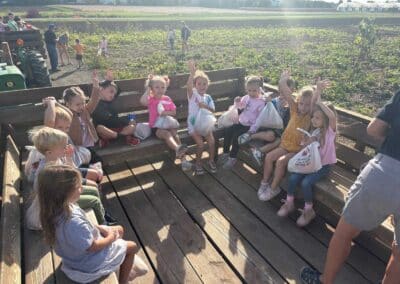 sunny day outside at school